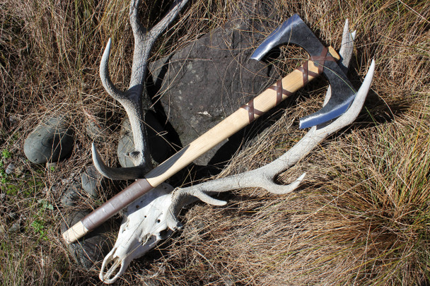 Hrafner, Double, Headed, Viking, Axe, 