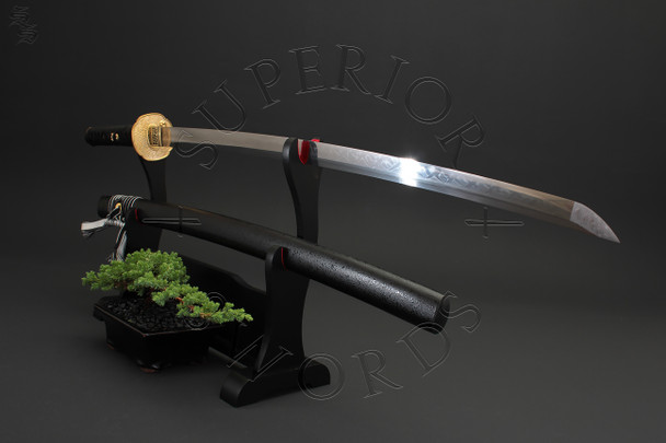 Tomoe, X, -, Clay, Tempered, Katana,