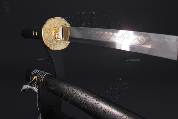 Tomoe, X, -, Clay, Tempered, Katana,