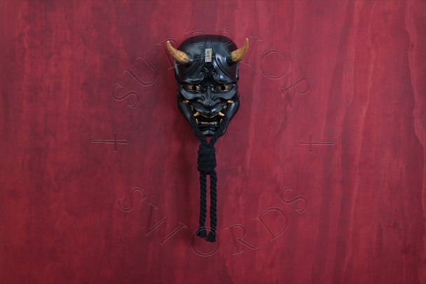 Hannya Mask - Black / Gold (HANBG-01)