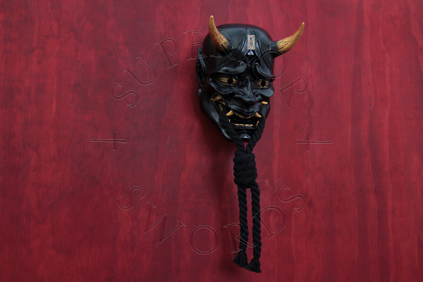 Hannya Mask - Black / Gold (HANBG-01)