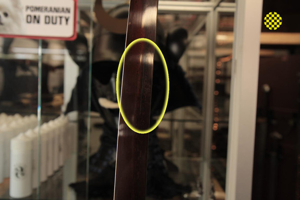 SD1114 - Tatsu Katana - Coloured Damascus