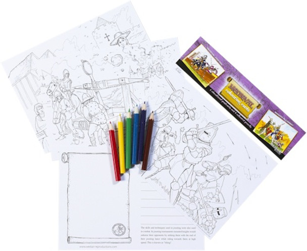 Themed Colouring Postcards Themed Colouring Postcards