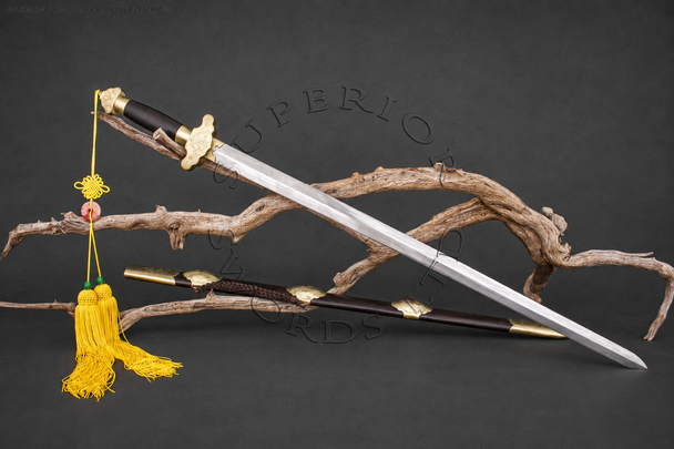 lotus, chinese, dynasty, sword, weapon, tai, chi, martial arts, damascus, handmade, handforged, hand, forged, made, steel, folded, real, cutting, practical, functional, swords,