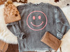 Corded Smiley Sweatshirt