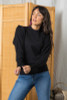 Black Round Neck Sweater