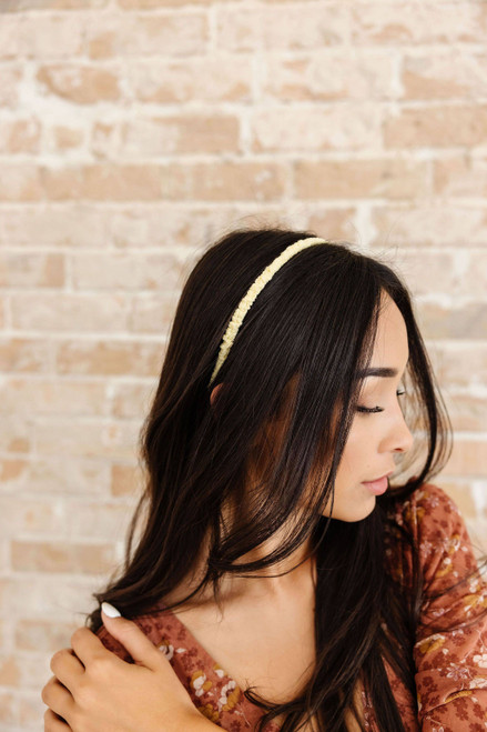 Lemon Scrunchie Hard Headband