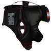 revgear Leather Headgear With Cheek Protection - No Chin