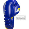 revgear S4 Sentinel Lace Pro Leather Gel Boxing Gloves - Authentic Blue 