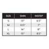 Revgear Original Thai Shin Guards Size Chart