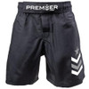 Premier Deluxe Youth MMA Shorts - Kids Fight Shorts Black/Gray