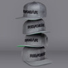 3D Premium Snapback Hat - Grey