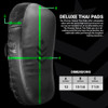 revgear Premier Deluxe Thai Pads - Black/Red 