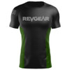 revgear BIONIC Compression Shirt - Short Sleeve - Black with Green 