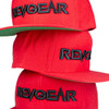 revgear 3D Premium Snapback Hat - Red/Black 