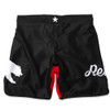 Revgear Grizzly No Gi Shorts | Velcro-Free MMA & BJJ Fightwear Black/Red