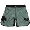 Revgear Grizzly No Gi Shorts | Velcro-Free MMA & BJJ Fightwear Green/Black
