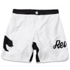Revgear Grizzly No Gi Shorts | Velcro-Free MMA & BJJ Fightwear White/Black