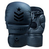Revgear Premier Deluxe MMA Training Gloves, showing the glove's open palm design and wrist closure system