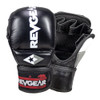 Revgear MS1 MMA Sparring Glove, showing the open palm design and secure wrist strap Black