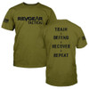 Revgear Tactical T-Shirt for Military & Law Enforcement Military Green