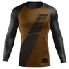 Revgear IBJJF Ranked No-Gi Rash Guard - Long Sleeve Brown