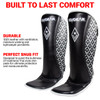 Revgear Superlite MMA Shin Guards | Lightweight Agility for MMA & Kickboxing Black