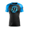 Revgear Youth Short Sleeve Compression Rash Guard for BJJ & MMA Blue