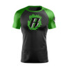 Revgear Youth Short Sleeve Compression Rash Guard for BJJ & MMA Green