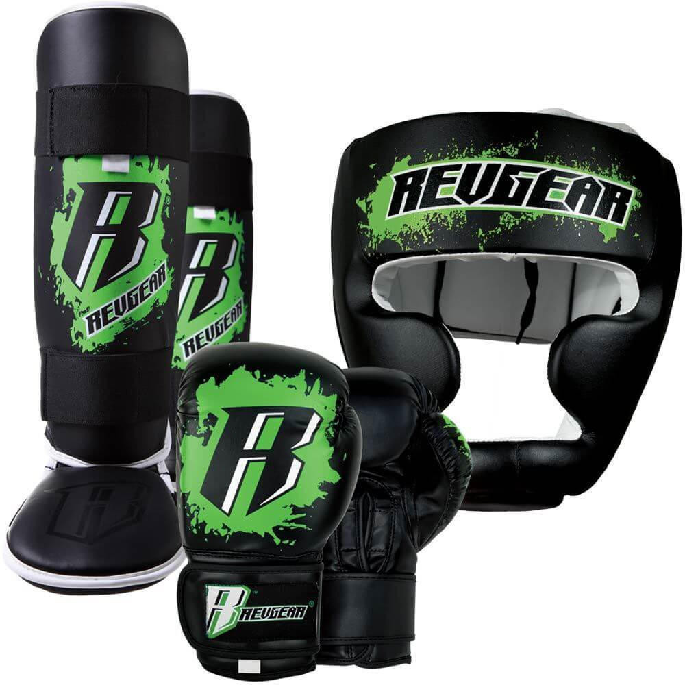 Kids Deluxe Kickboxing Kit Green