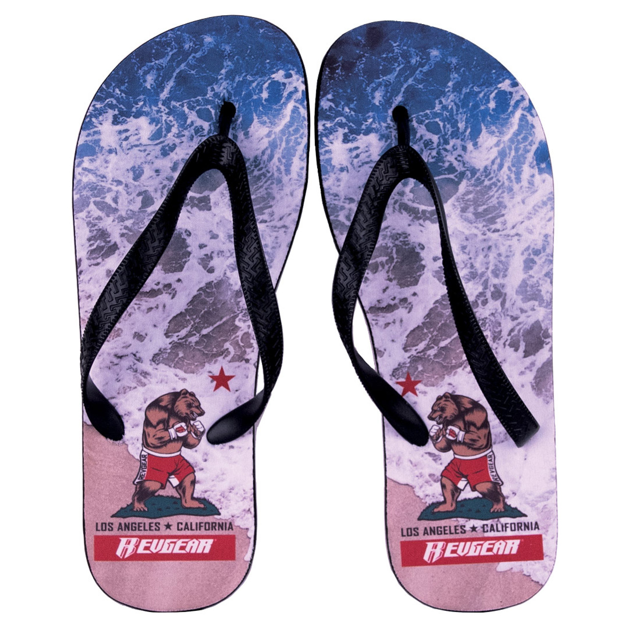 bear flip flops