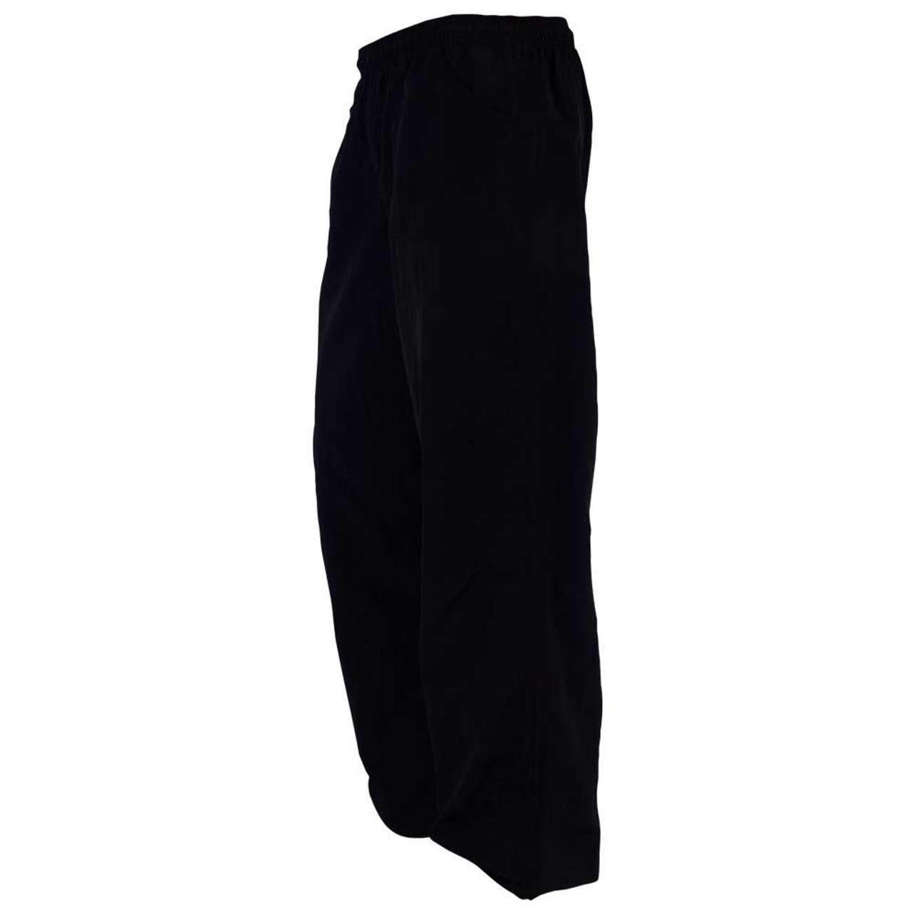 Revgear Adult Nylon Pant - NEW - Solid Black - No Stripes!