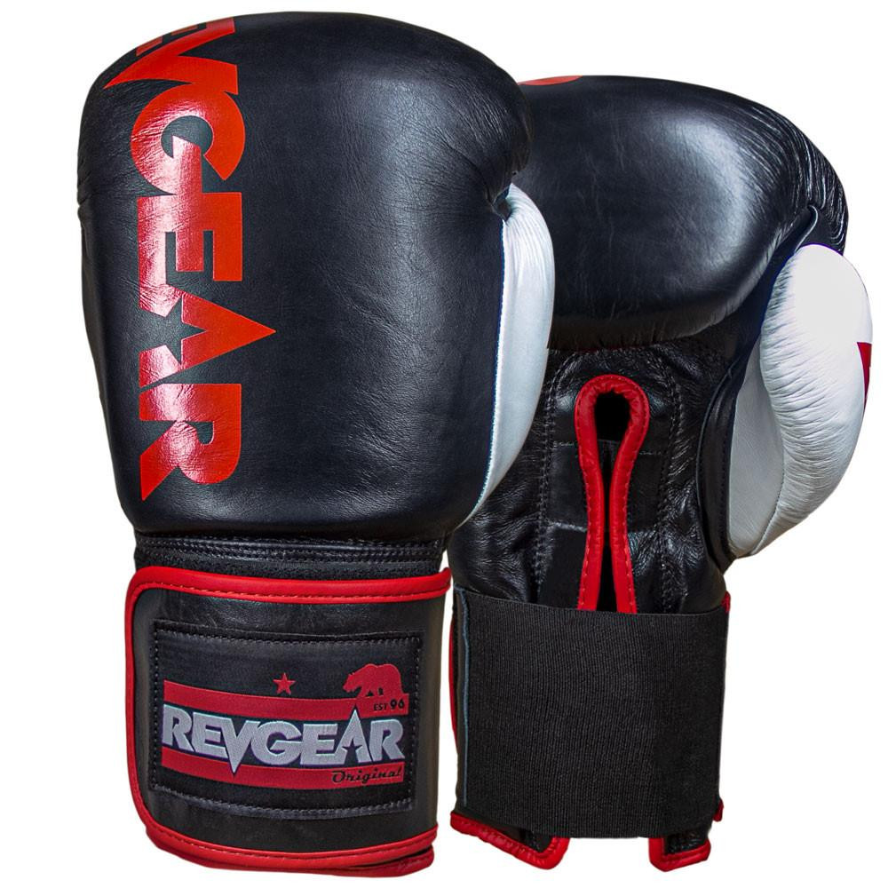 Revgear Sentinel S3 Pro Leather Gel Padded Sparring Boxing Gloves