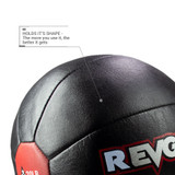 revgear Leather Medicine Ball 