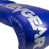 revgear S4 Sentinel Lace Pro Leather Gel Boxing Gloves - Authentic Blue 