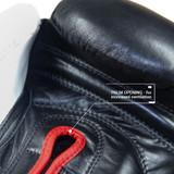 revgear Sentinel S3 Pro Leather Gel Padded Boxing Gloves - Black/Red 