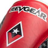 revgear Superlite Light Weight Leather Shin Guards | for Martial Arts and MMA | Red 