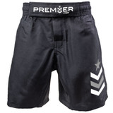 Premier Deluxe MMA Shorts - Adult Black/Gray