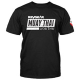 Revgear TR Muay Thai Tee | Lightweight & Breathable Muay Thai Training Shirt Black