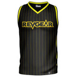 Revgear RG 96 Performance Jersey Black/Yellow Stripes