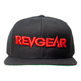 revgear 3D Premium Snapback Hat - Black/Red 