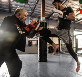 revgear Stealth Hybrid MMA Shorts - Black/Black