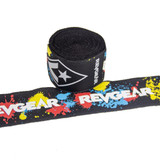 revgear Revgear Pro Series  Elastic Hand Wraps | Splatt Black |  2"x 180" 