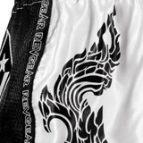 revgear Legends Thai Shorts - Naga - White/Black 