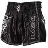 revgear Legends Thai Shorts - Demon - Black/Silver 