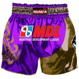 MDL Warrior Youth Muay Thai Shorts - Training Gear Purple/Gold