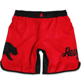 Revgear Grizzly No Gi Shorts | Velcro-Free MMA & BJJ Fightwear Red/Black