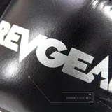 Revgear MS1 MMA Sparring Glove, showing the open palm design and secure wrist strap Black