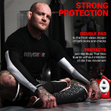 Revgear Superlite MMA Shin Guards | Lightweight Agility for MMA & Kickboxing Black