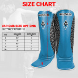 Revgear Superlite MMA Shin Guards | Lightweight Agility for MMA & Kickboxing Blue